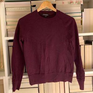 Banana Republic Italian Merino Blend Plum Sweater